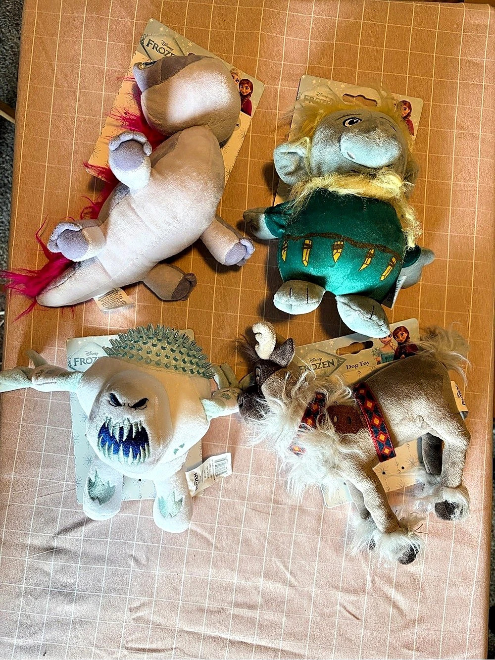 Stuffed Animal Dog Toy Lot- Frozen themed